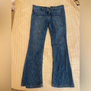 CAbi jeans size 12 wide leg flare